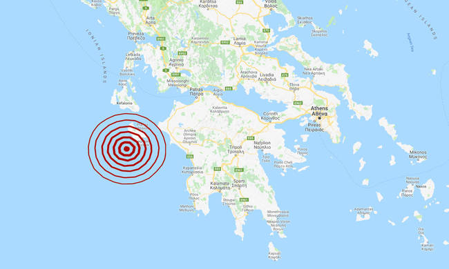 Σεισμός ΤΩΡΑ κοντά στη Ζάκυνθο &#8211; Αισθητός σε πολλές περιοχές (pics)