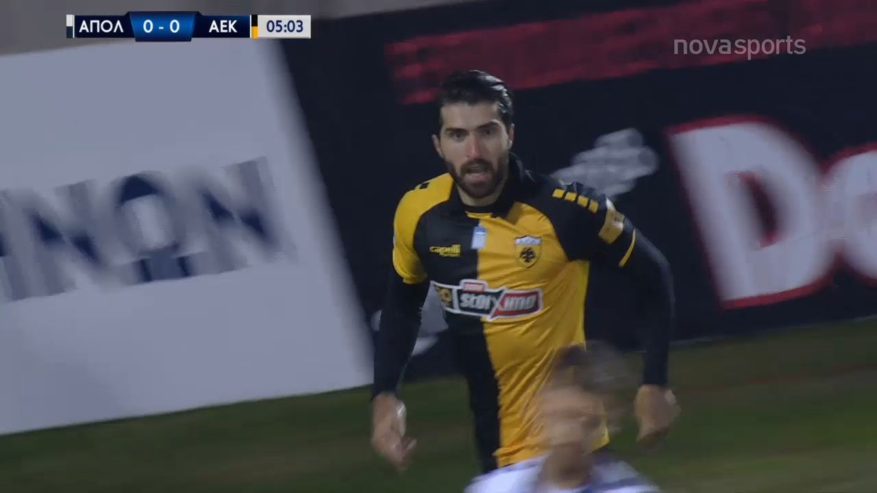 Απόλλων Σμύρνης-ΑΕΚ 3-4: Γκολ και highlights (videos)