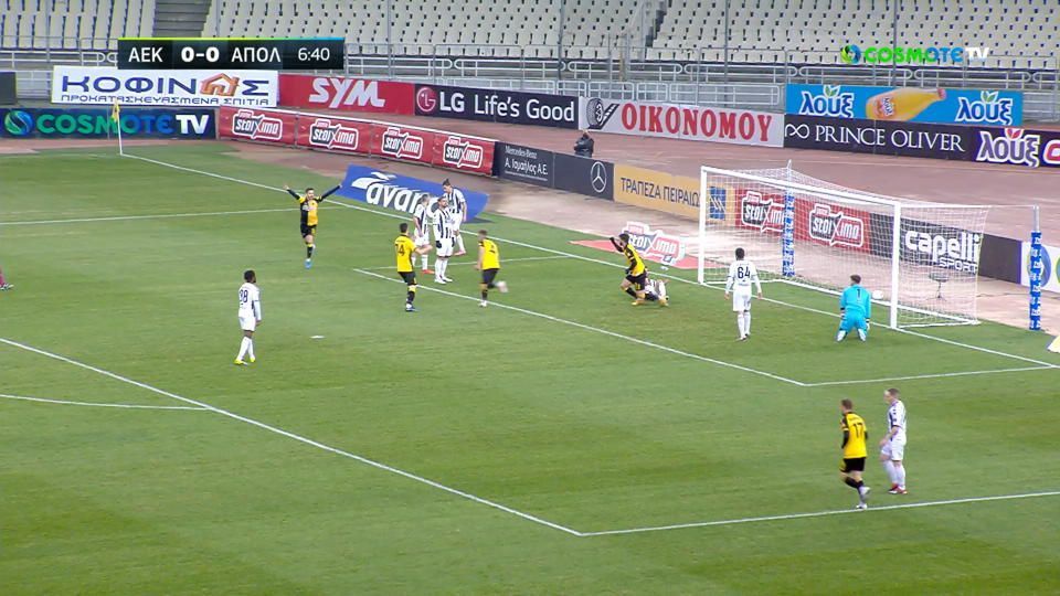 ΑΕΚ &#8211; Απόλλων Σμύρνης 2-0: Γκολ και highlights (video)