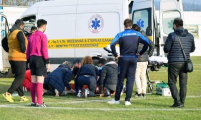 Γ Εθνική : Πάνω από 45' (!) το ασθενοφόρο για να παραλάβει τραυματία ποδοσφαιριστή! (photos+vid) 6