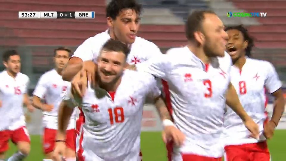 Μάλτα &#8211; Ελλάδα | 1-1, ο ΝτεΓκαμπριέλε πλασάρει τον Πασχαλάκη (video)