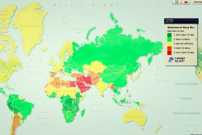 Αυτός είναι ο χάρτης με τις εύκολες γυναίκες στον κόσμο: Σε ποια θέση είναι οι Ελληνίδες&#8230;