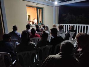 Δήμος Καλαμάτας: Ούτε η βροχή  δεν σταμάτησε τον Θανάση Βασιλόπουλο χθες  στο Αρφαρά (+pics)