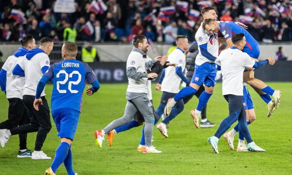 Προκριματικά Euro 2024: Στα τελικά και η Σλοβακία, γκολ κι ασίστ ο Γιόβετιτς του Ολυμπιακού